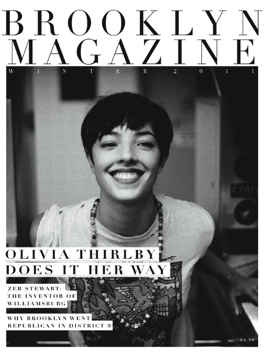Brooklyn Magazine - Olivia Thirlby cover